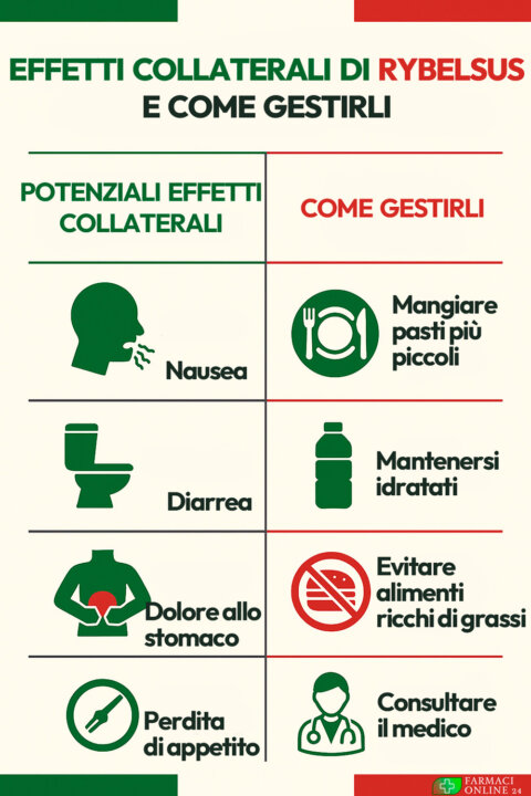 Effetti collaterali di Rybelsus